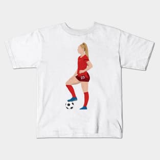 Soccer girl Kids T-Shirt